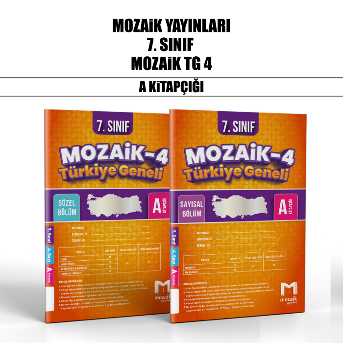 MOZAİK 07.SINIF TÜRKİYE GENELİ SAY/SÖZ 4-A -25-26